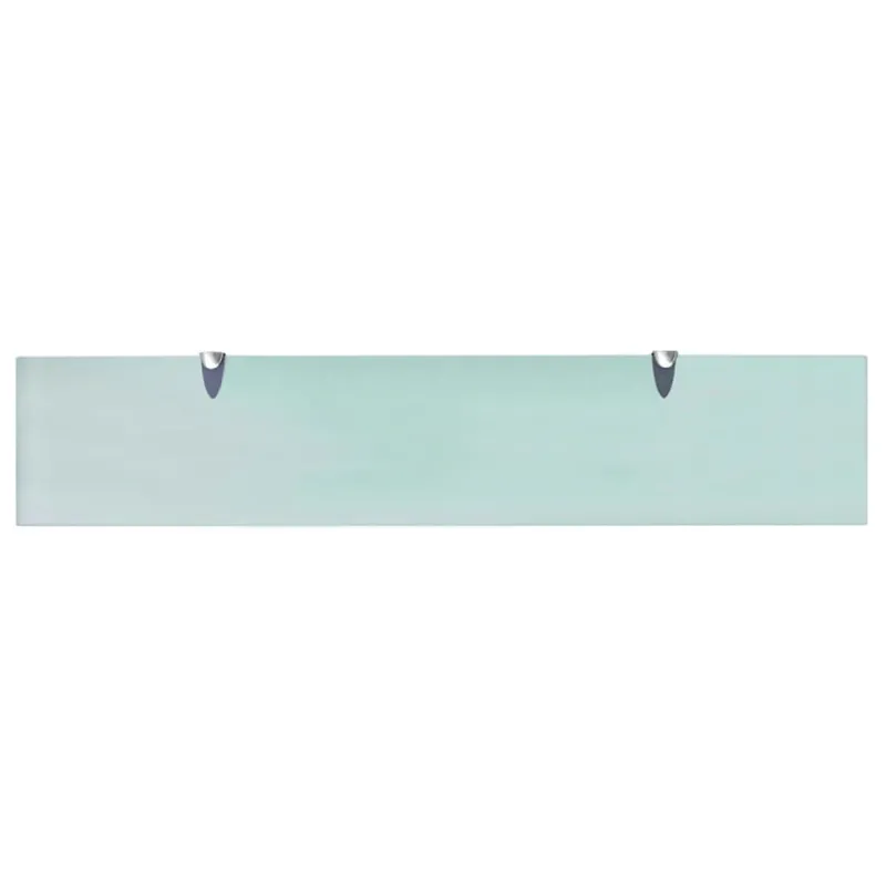 Pakabinamos lentynos, 2vnt., 100x20cm, stiklas, 8mm (243785x2)