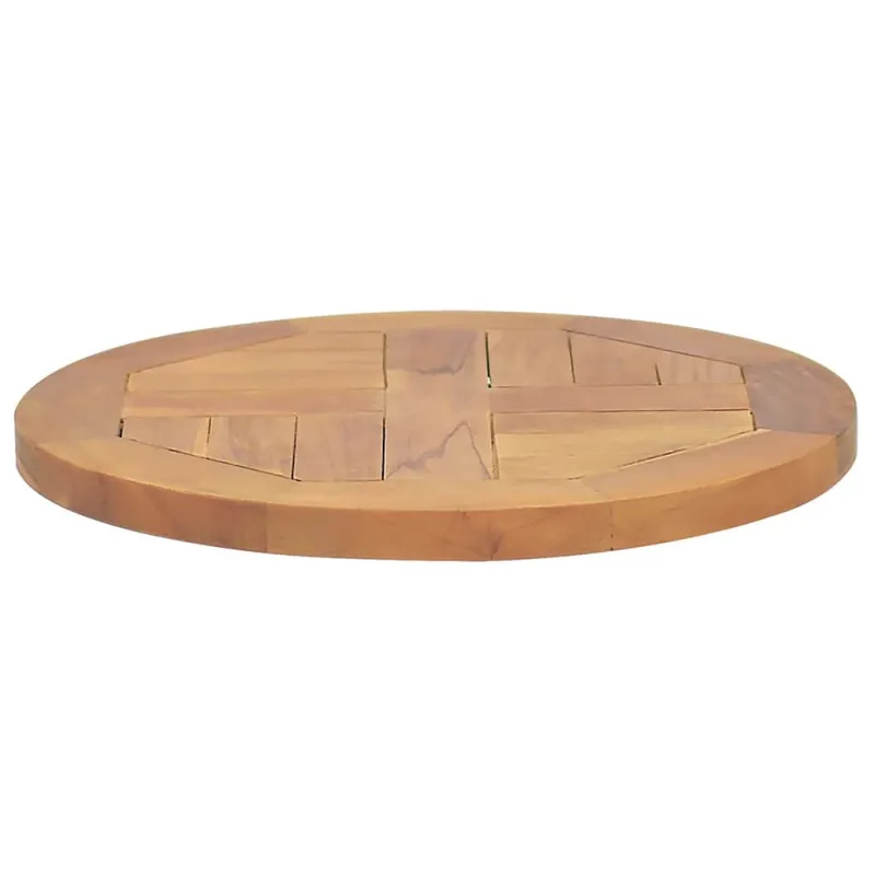 Stalviršis, 40cm, tikmedžio medienos masyvas, apskritas, 2,5cm
