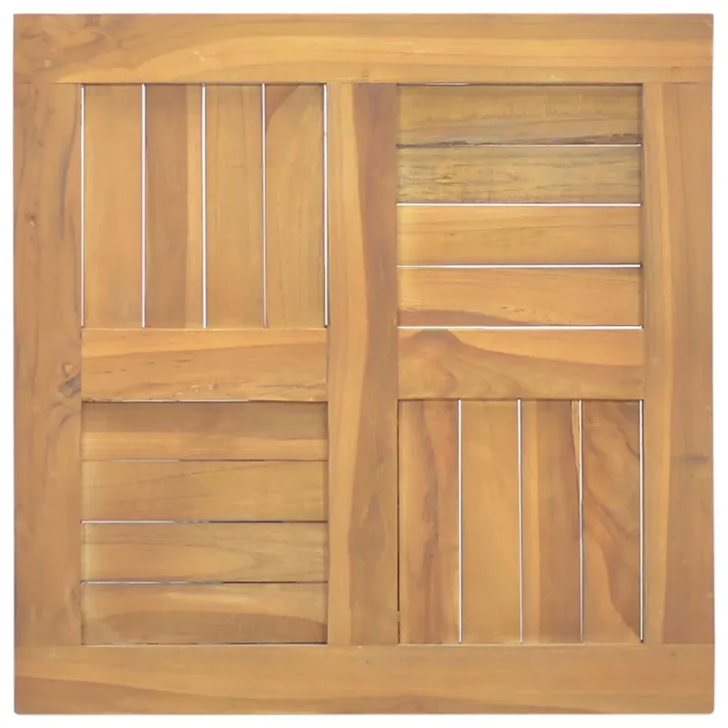 Stalviršis, 50x50x2,5cm, tikmedžio masyvas, kvadratinis