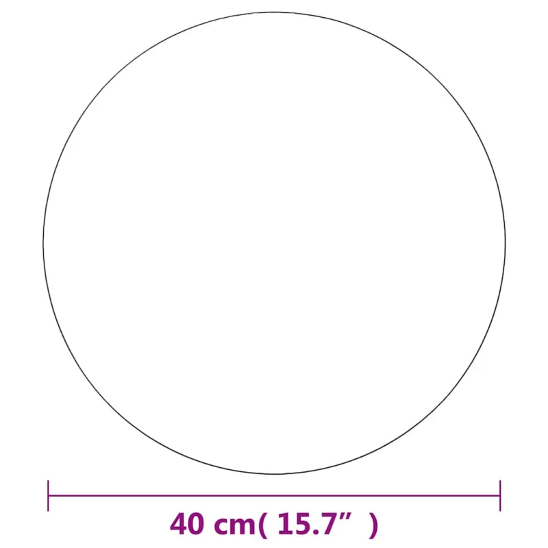 Sieniniai veidrodžiai, 2vnt., 40cm, stiklas, apskriti