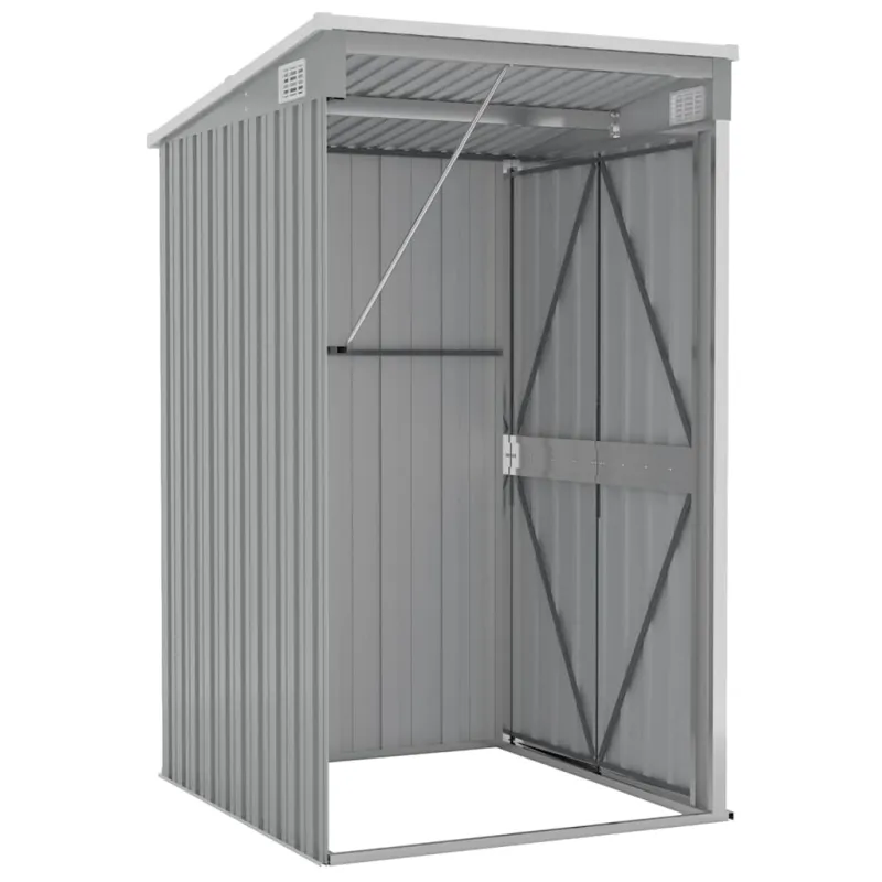 Sodo pašiūrė, pilka, 118x100x178cm, galvanizuotas plienas