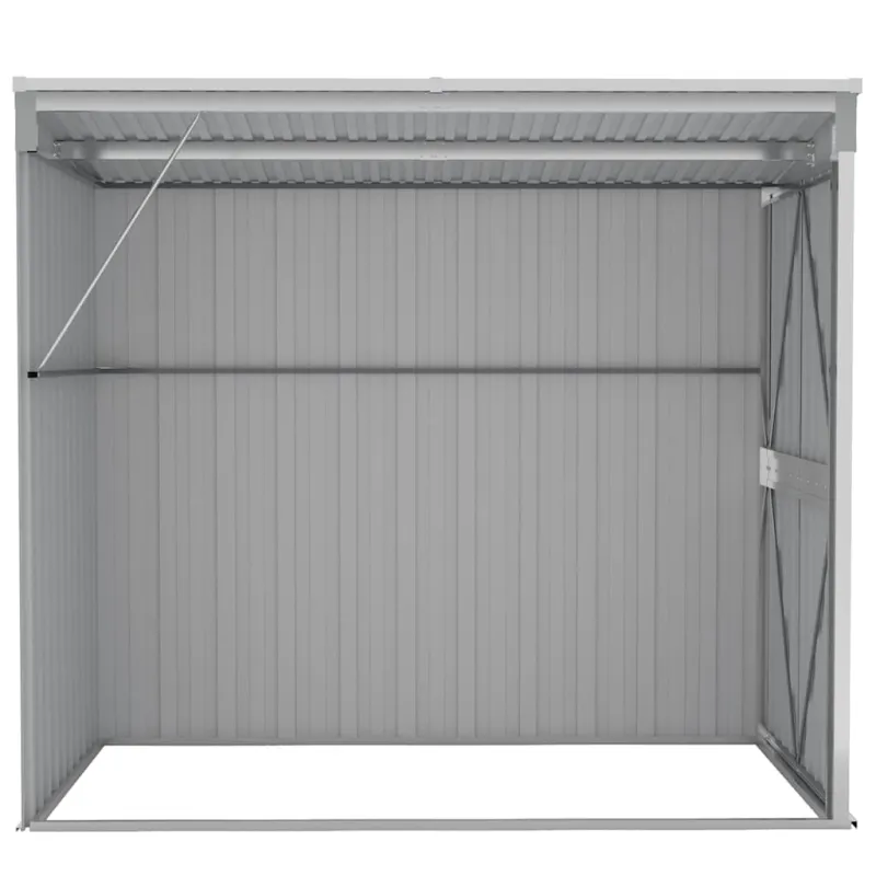 Sodo pašiūrė, pilka, 118x194x178cm, galvanizuotas plienas