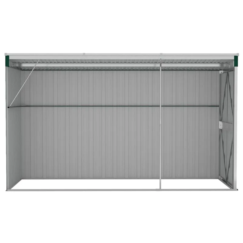 Sodo pašiūrė, žalia, 118x288x178cm, galvanizuotas plienas