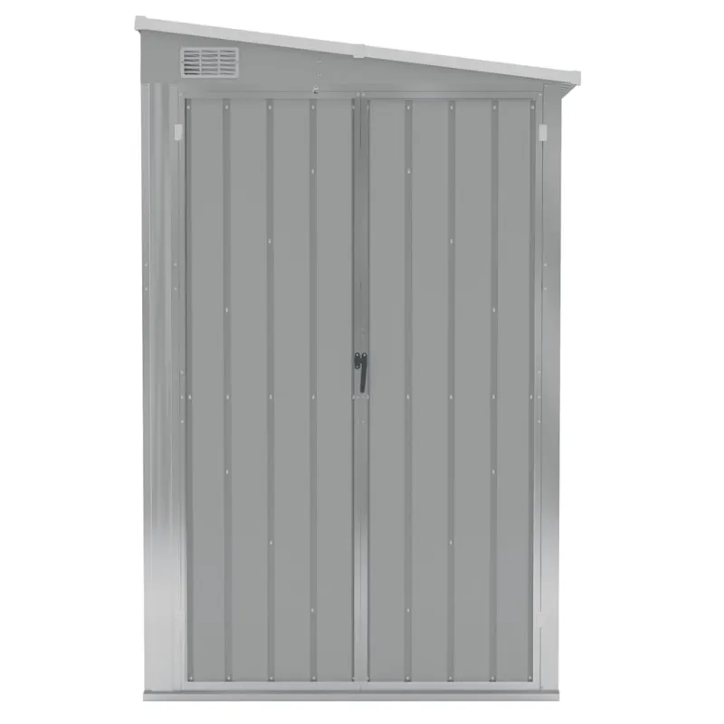 Sodo pašiūrė, pilka, 118x382x178cm, galvanizuotas plienas