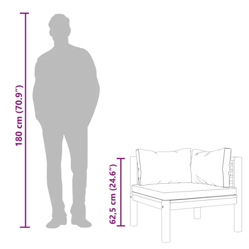 Modulinė kampinė sofa su kreminėmis pagalvėlėmis, akacija