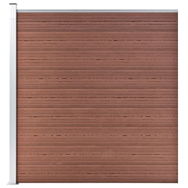 Tvoros rinkinys, rudos spalvos, 446x186cm, WPC