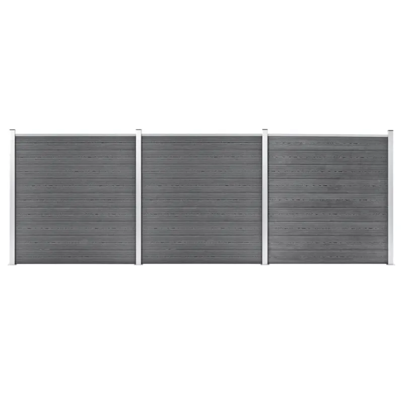 Sodo tvora, pilkos spalvos, 526x186cm, WPC