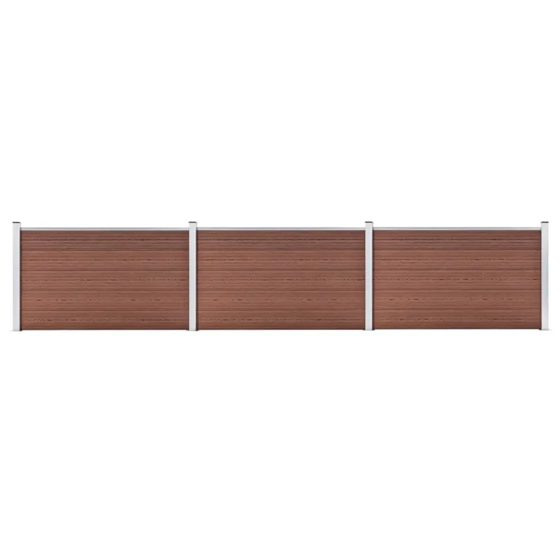 Sodo tvora, rudos spalvos, 526x106cm, WPC (49072+2x49074)