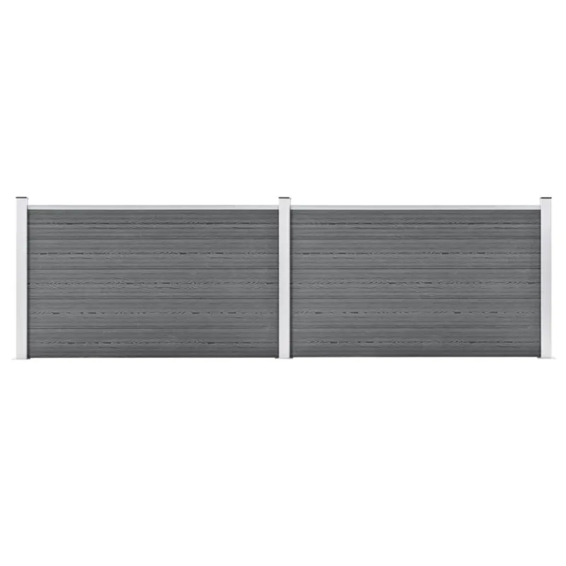 Sodo tvora, pilkos spalvos, 353x106cm, WPC (49073+49075)