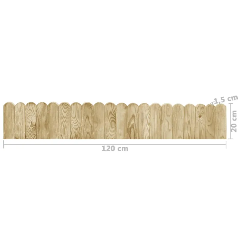 Pertvaros ritiniai, 2vnt., 120cm, impregnuota pušies mediena
