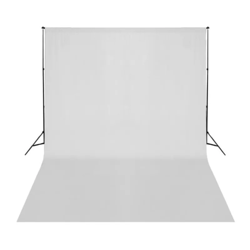 Fotostudijos komplektas su apšvietimo rinkiniu ir fonu