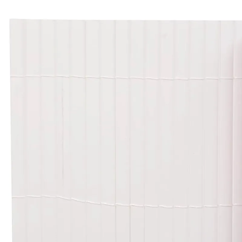 Dvipusė sodo tvora, baltos spalvos, 110x300cm
