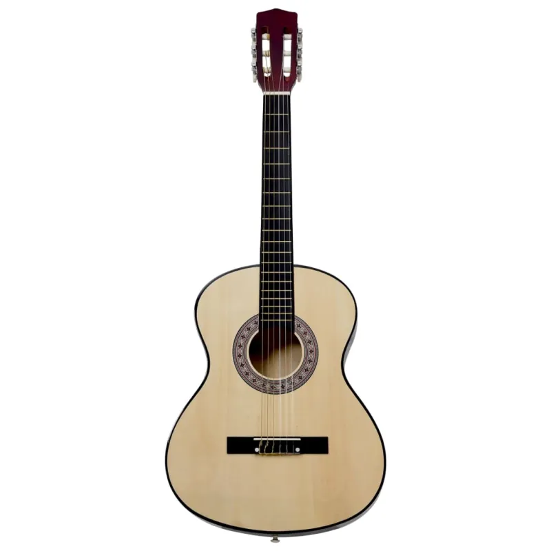 Klasikinė gitara su dėklu pradedantiesiems, 4/4 39"