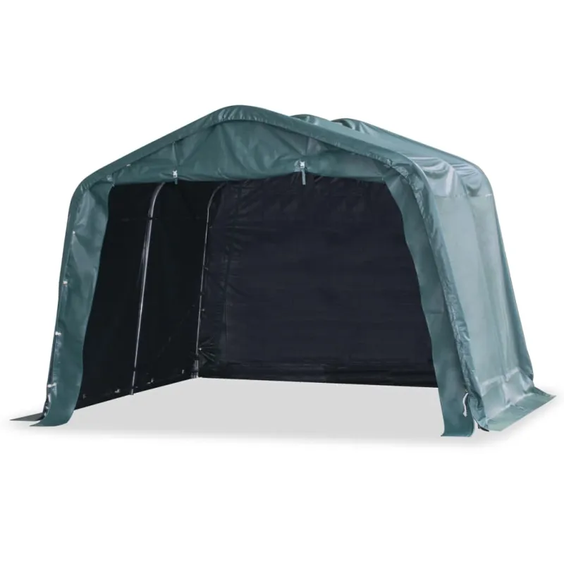 Nuimama palapinė gyvuliams, žalia, 3,3x3,2m, PVC, 550g/m²