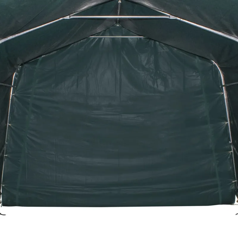 Nuimama palapinė gyvuliams, žalia, 3,3x3,2m, PVC, 550g/m²