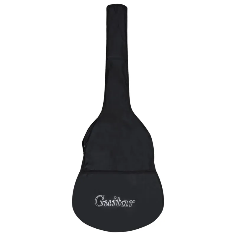 Klasikinė gitara su dėklu pradedantiesiems, juoda, 3/4 36"