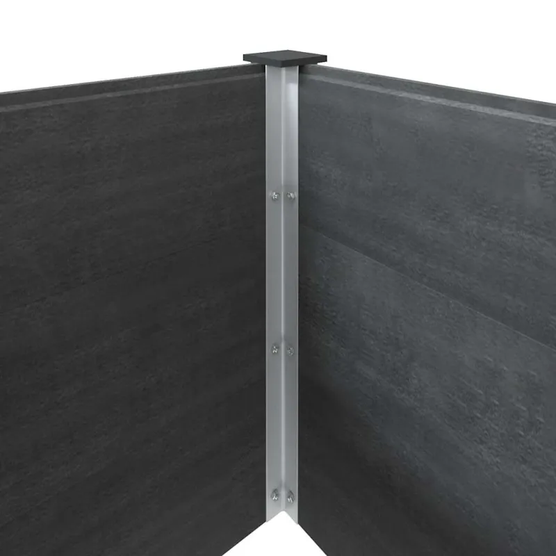 Aukštas sodo lovelis, pilkos spalvos, 300x100x91cm, WPC