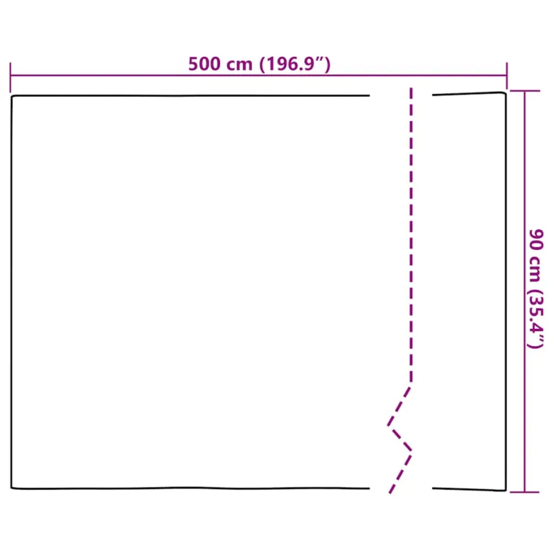 Lipnios plėvelės baldams, 2vnt., ąžuolo, 500x90cm, PVC