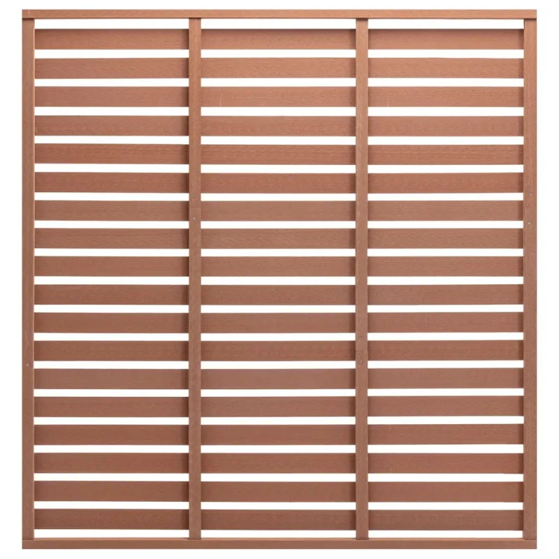Tvoros segmentas, rudos spalvos, 180x180cm, WPC