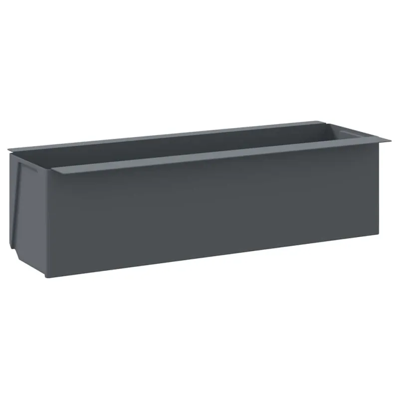 Gėlių loveliai Euro paletėms, 12vnt., pilki, 36x13,5x9,5cm, PP