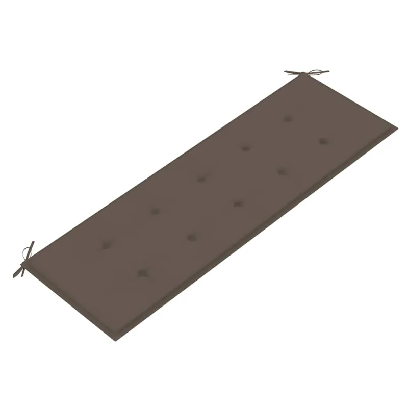 Trivietis sodo suoliukas su pagalve, 150cm, eukalipto masyvas