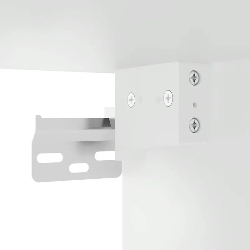 Komoda, baltos spalvos, apdirbta mediena