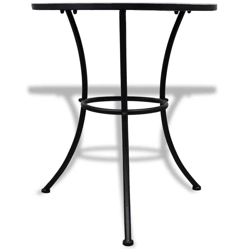 Bistrokalustekokoonpano, 3D, sininen ja valkoinen, keraamiset laatat