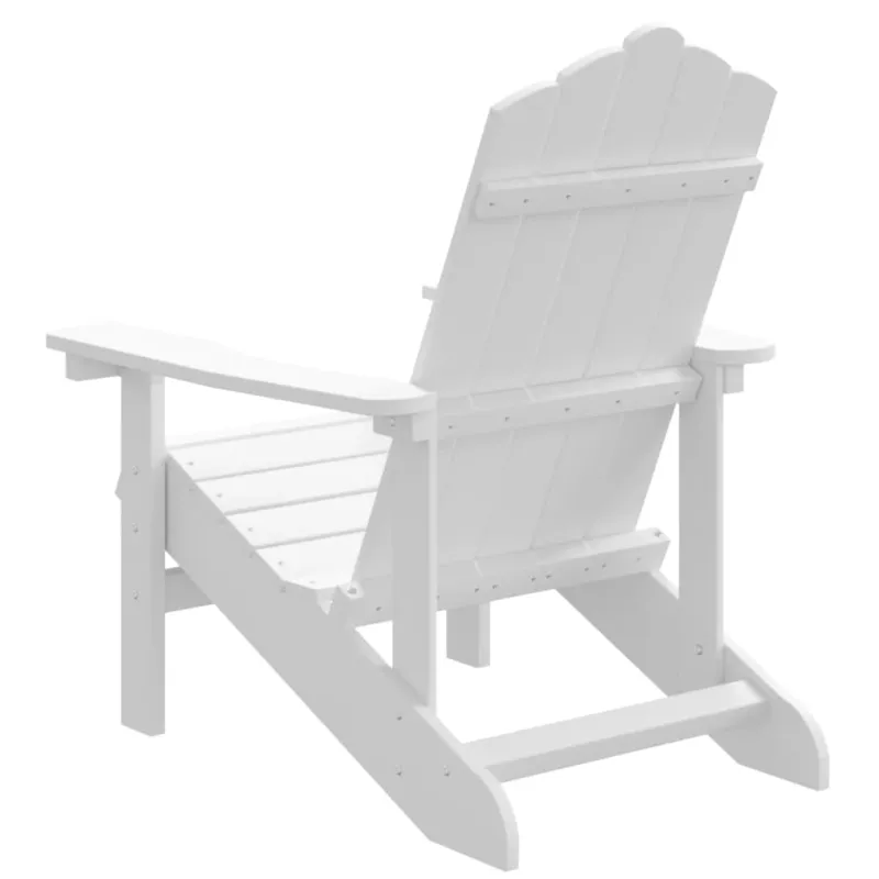 Sodo Adirondack kėdė, baltos spalvos, HDPE