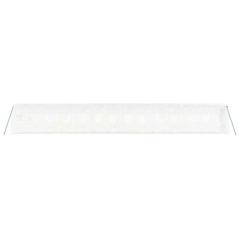 Šiltnamis su plieno rėmu, baltos spalvos, 14x2x2m, 28m²