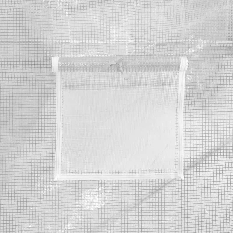 Šiltnamis su plieniniu rėmu, baltas, 12 m², 4x3x2 m