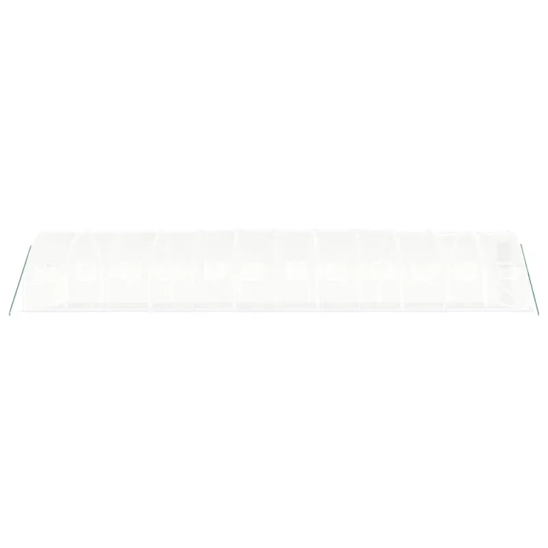 Šiltnamis su plieno rėmu, baltos spalvos, 12x3x2m, 36m²