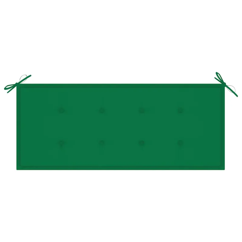 Sudedamas sodo suoliukas su pagalvėle, 128,5cm, tikmedis