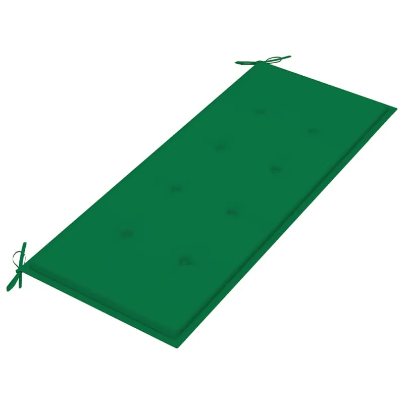Sudedamas sodo suoliukas su pagalvėle, 128,5cm, tikmedis