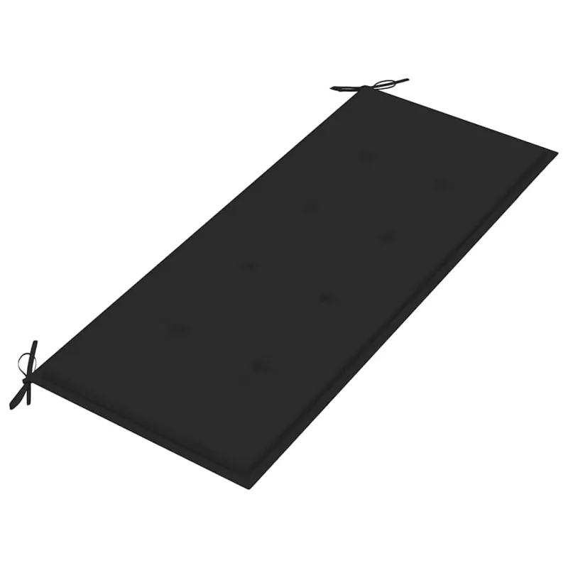 Sudedamas sodo suoliukas su pagalvėle, 128,5cm, tikmedis