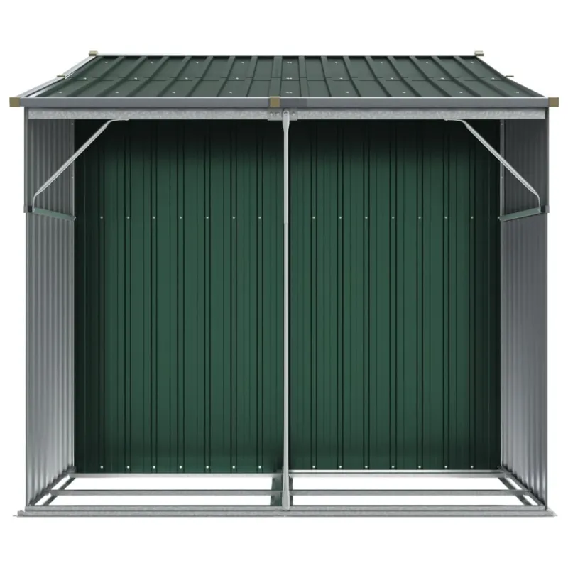 Sodo pašiūrė, žalia, 277x192,5x179cm, galvanizuotas plienas