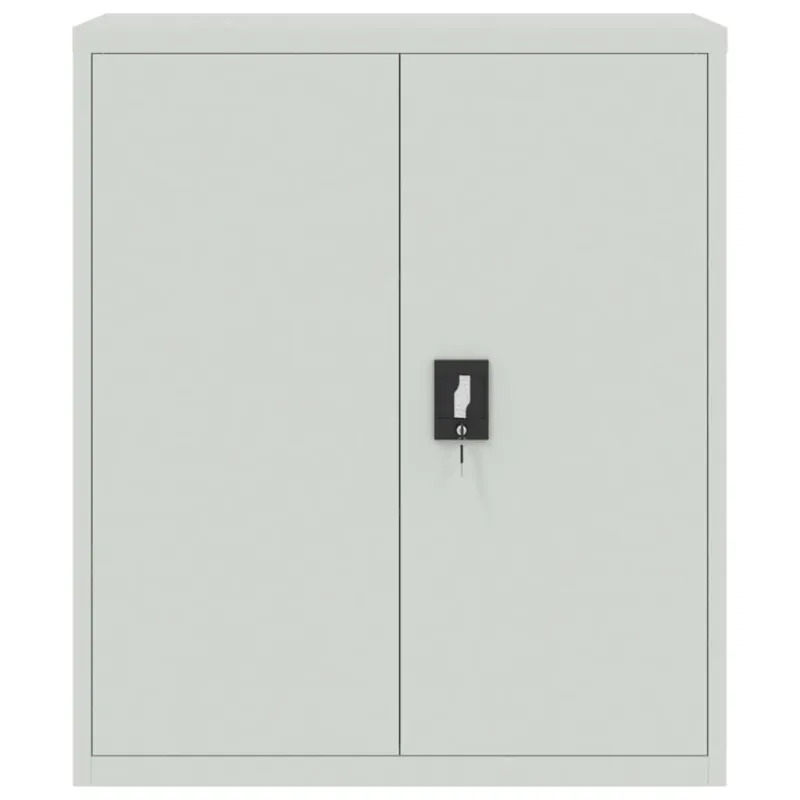 Spintelė dokumentams, šviesiai pilka, 90x40x145cm, plienas