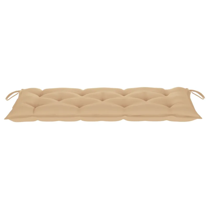 Sodo suoliukas su pagalvėle, 120cm, bambukas (41504+314947)