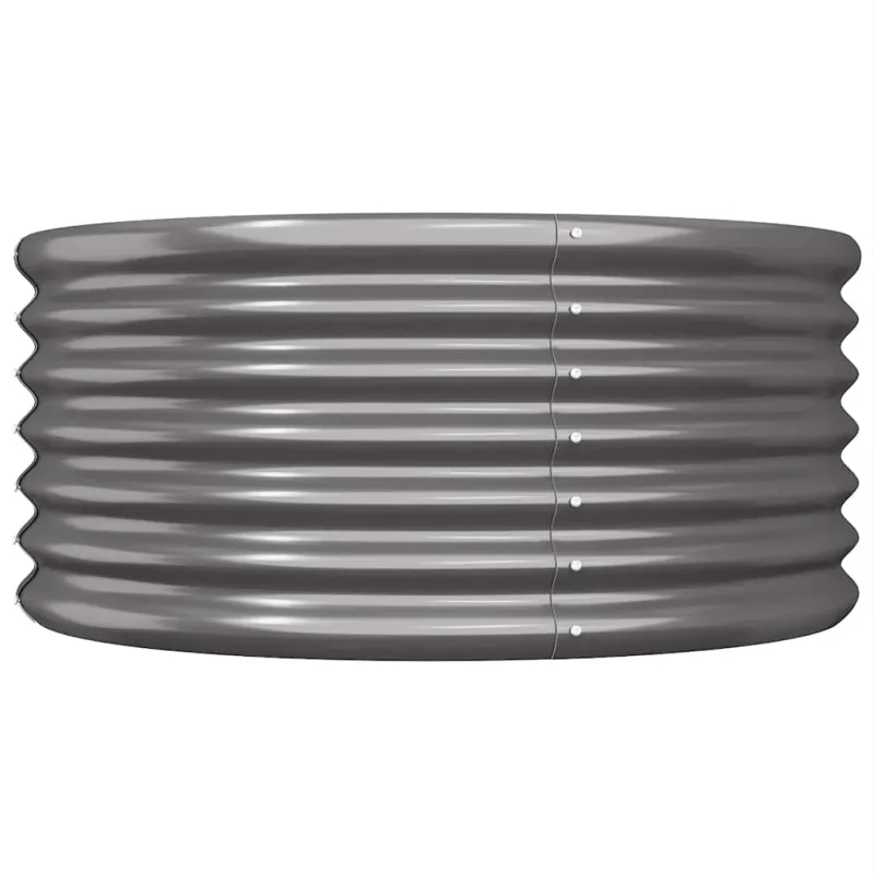 Sodo lovelis, antracito, 80x80x36cm, cinkuotas plienas