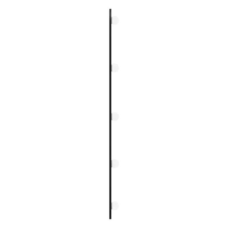 Sieninis veidrodis su LED lemputėmis, 40x90cm, stiklas