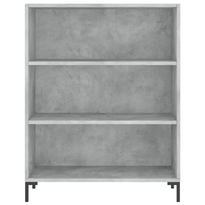 Komoda, betono pilka, 69,5x32,5x180cm, apdirbta mediena