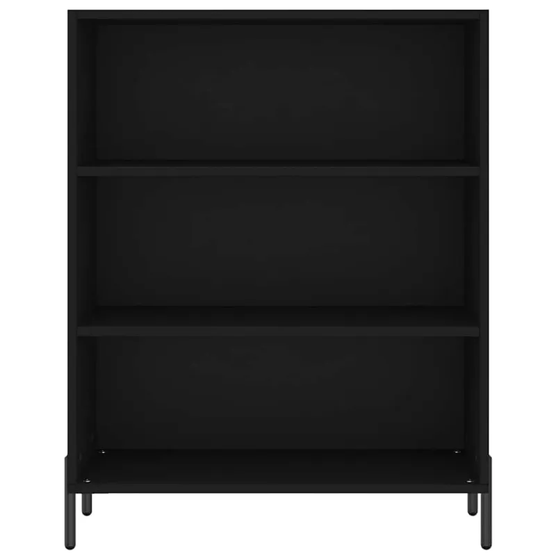 Komoda, juodos spalvos, 69,5x32,5x180cm, apdirbta mediena
