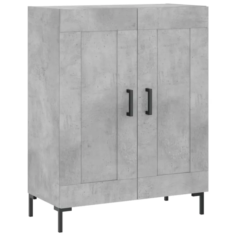 Komoda, betono pilkos spalvos, 69,5x34x180cm, apdirbta mediena