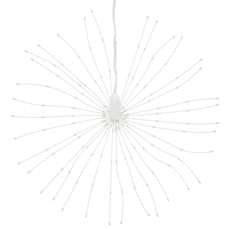 Kalėdiniai šviestuvai fejerverkai, 2vnt., 140 mėlynų LED, 17cm
