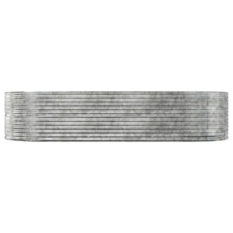 Aukštas sodo lovelis, sidabrinis, 291x140x68cm, cinkuotas plienas