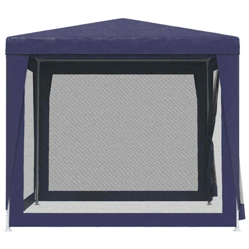 Proginė palapinė su 4 sienomis, mėlyna, 2,5x2,5m, HDPE