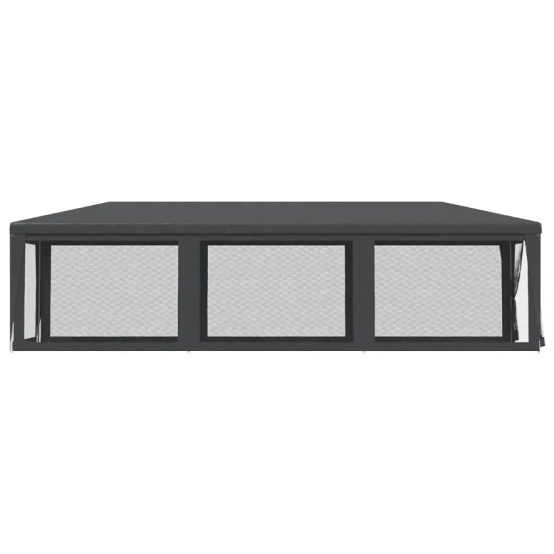 Proginė palapinė su 8 sienomis, antracito, 3x9m, HDPE