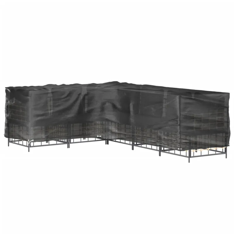 Sodo baldų uždangalas, 260x210x80cm, 16 kilpučių, L formos