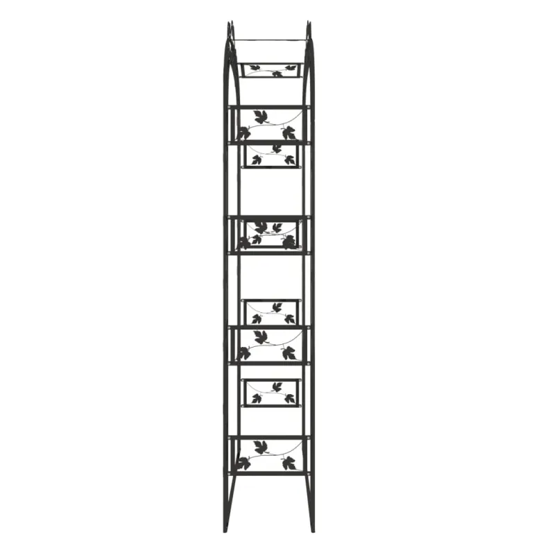Sodo arka, juodos spalvos, 116x45x240cm, plienas