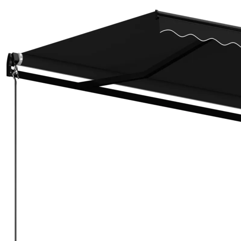 Rankiniu būdu ištraukiama markizė, antracito spalvos, 400x350cm