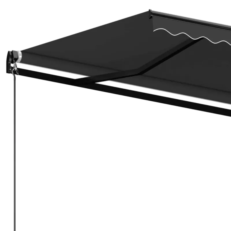 Rankiniu būdu ištraukiama markizė, antracito spalvos, 450x350cm